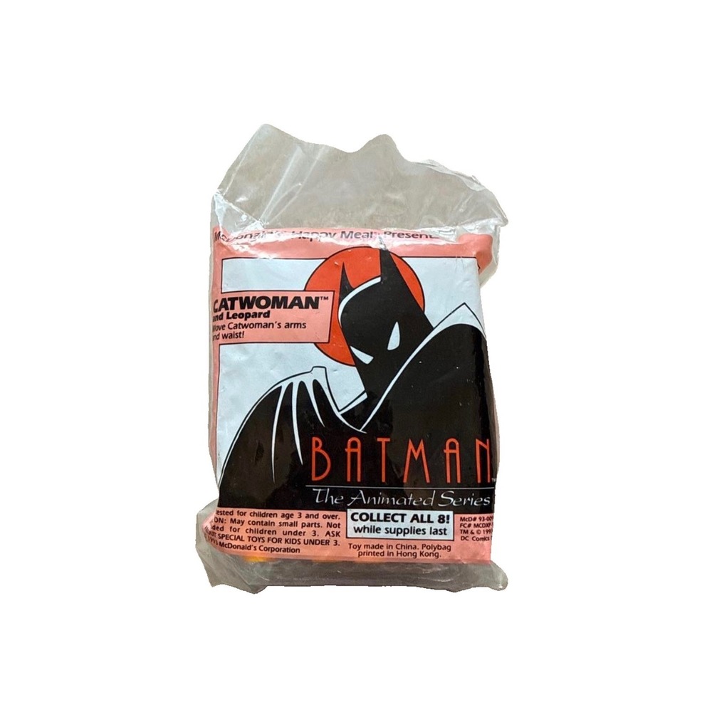 1993 McDonalds Happy Meal Batman The Animated Series Catwoman Leopard Sealed